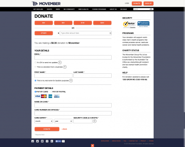 Movember Australia Donate